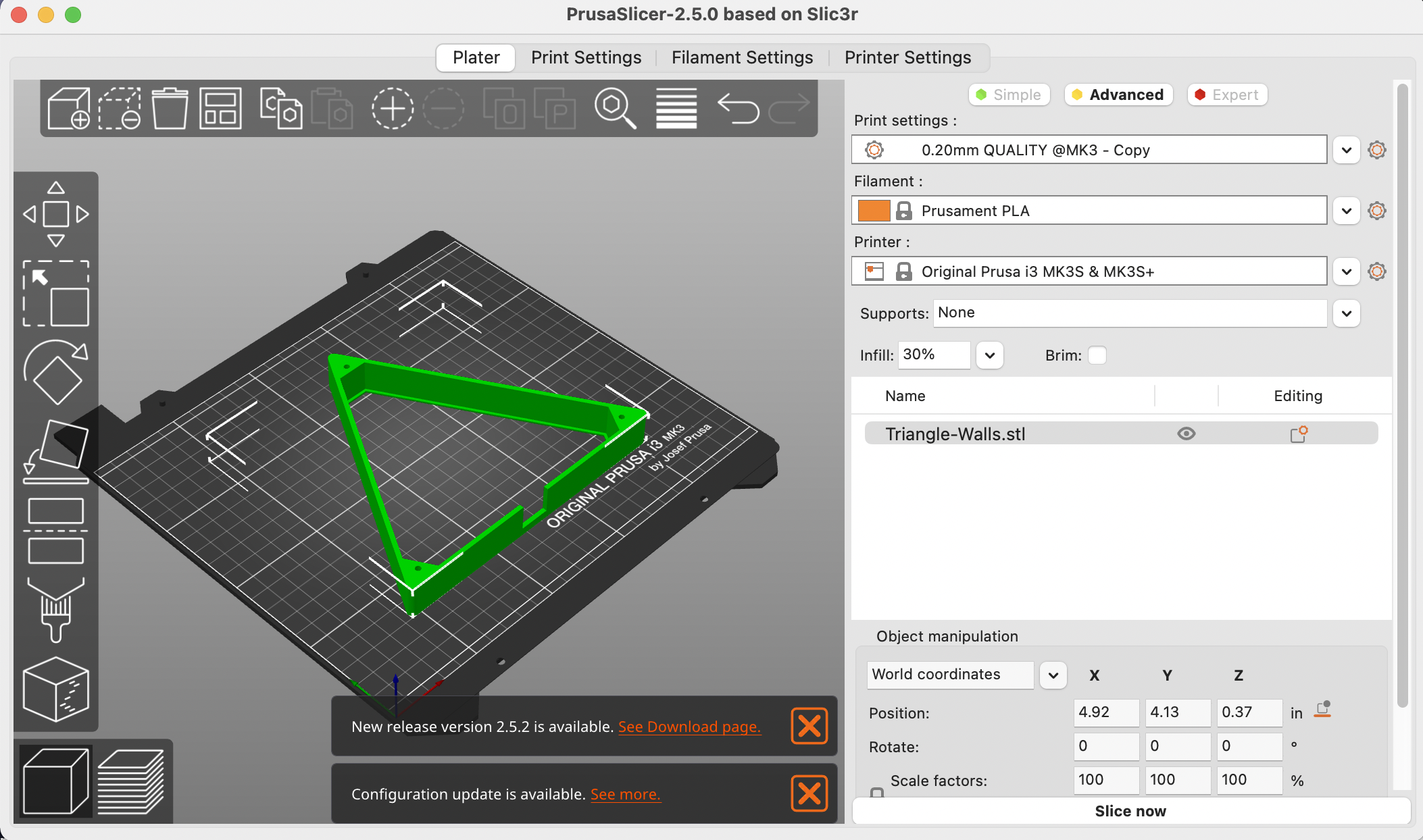 prusa triangle